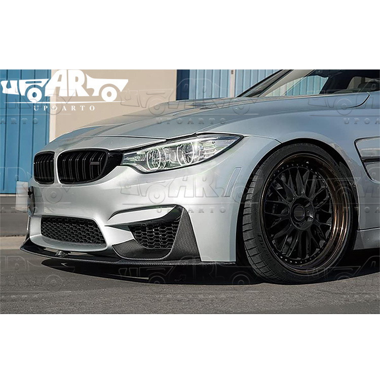 HAOSHENG ABS MP Style Add-on Front Bumper Lip BMW F80 M3 F82 M4 2014-2020