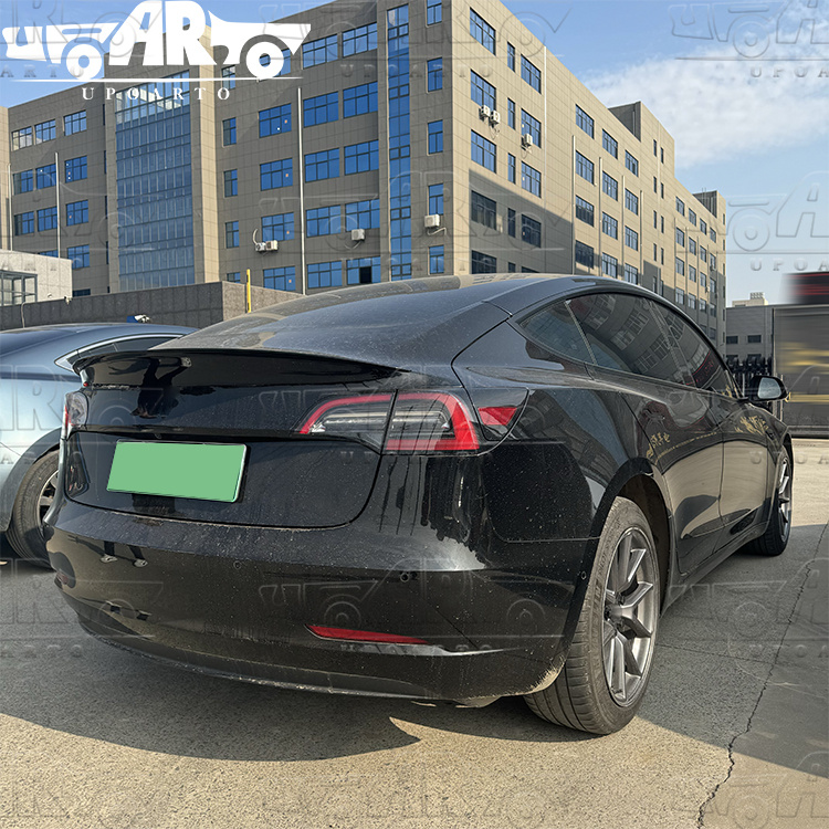 HAOSHENG ABS Original Factory Style Add-on Rear Spoiler Tesla Model 3 2017-2022