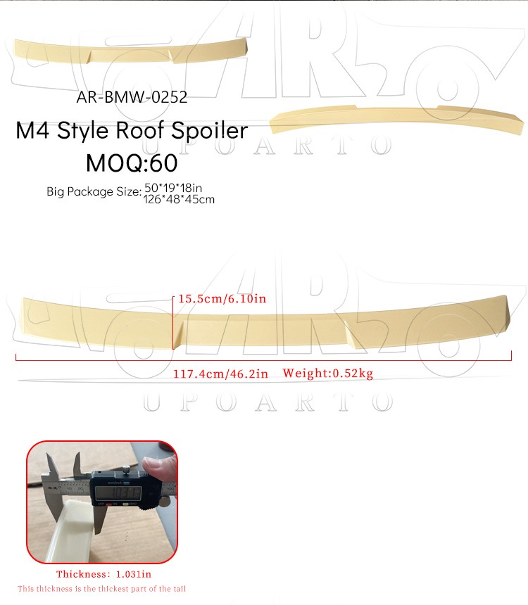 f30 m4 roof spoiler