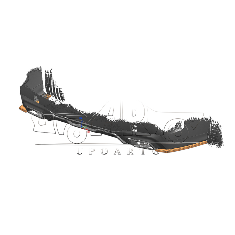 BMW 2 Series F44 Gran Coupe M235i Plastic Rear Wrap Angle 2020-2024