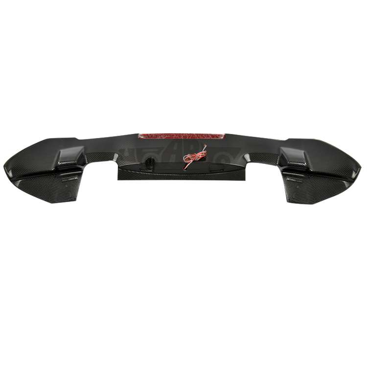RS ABS Plastic With Lamp Rear Top Spoiler Honda Fit Jazz 2014