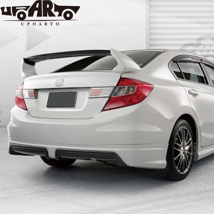 Honda Civic 9th Four-piece ABS Rear Spoiler 2012-2013 
