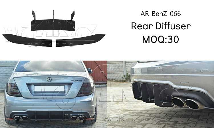 W204 Rear Diffuser