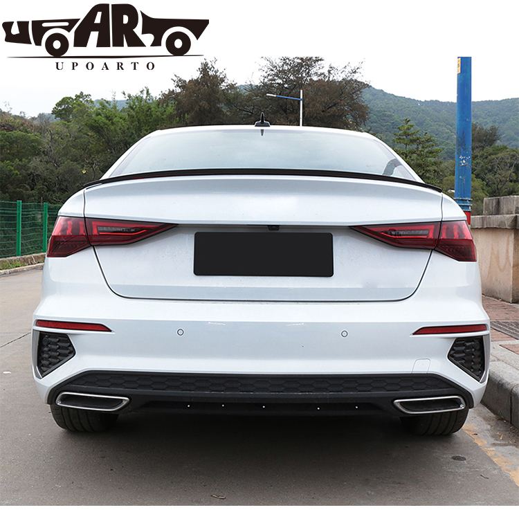 S3 Style ABS Rear Trunk Spoiler Audi A3 8Y Sedan 2021
