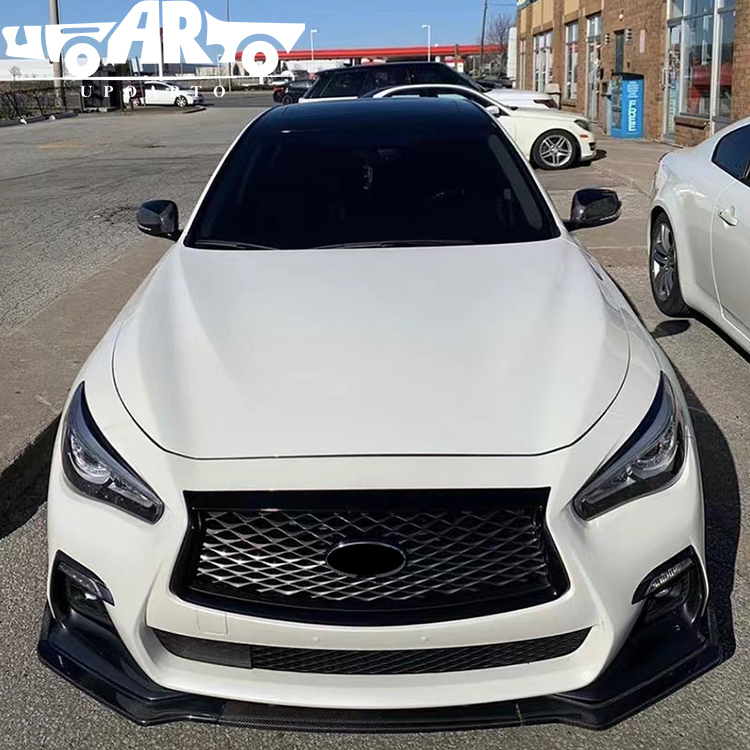 HAOSHENG 2018-2024 Infiniti Q50 Q50s Body Kit (Front Bumper Cover & Upper Grille & Lower Grille & Fog Lamp Cover)