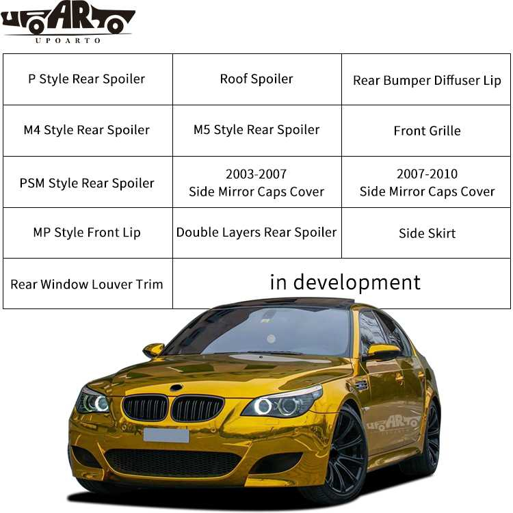 Exterior Accessories For BMW 5 Series E60 2004-2010