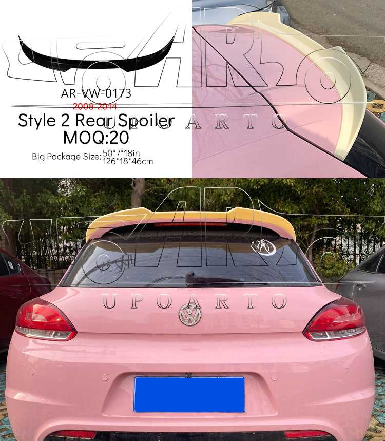 Scirocco roof spoiler