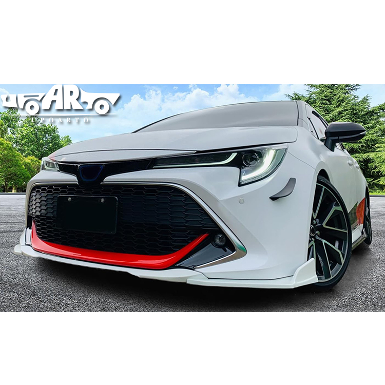 Toyota Corolla Auris Hatchback ABS 3 Parts Front Lip 2019-2021