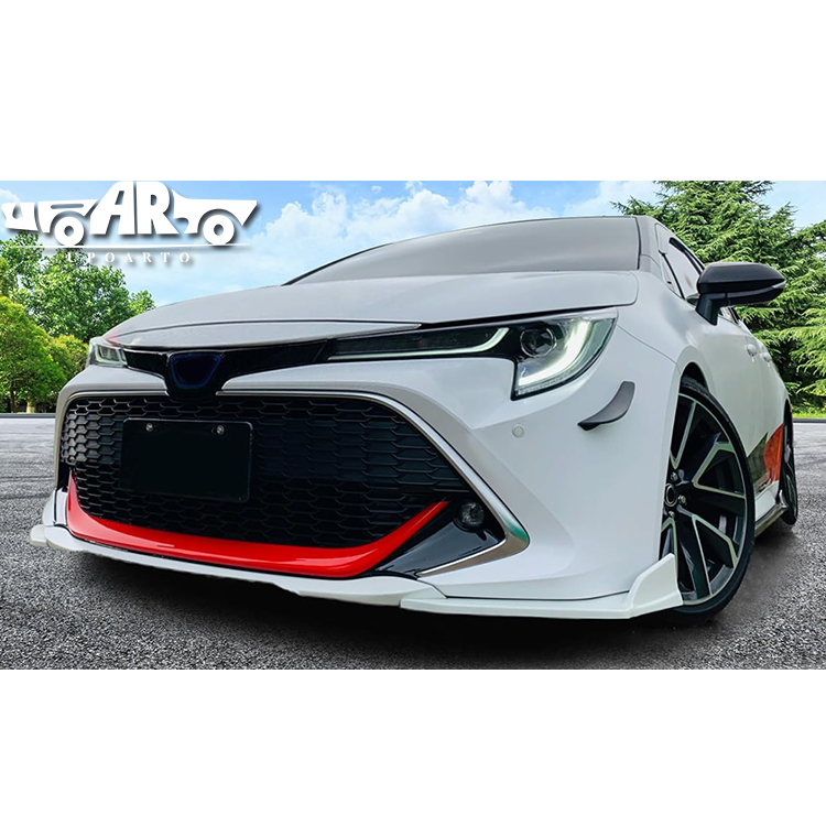 Toyota Corolla Auris Hatchback ABS 3 Parts Front Lip 2019-2021