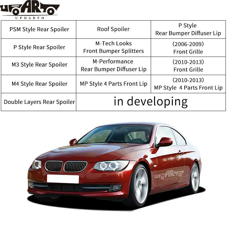 Exterior Accessories For BMW 3 Series E92 2006-2013