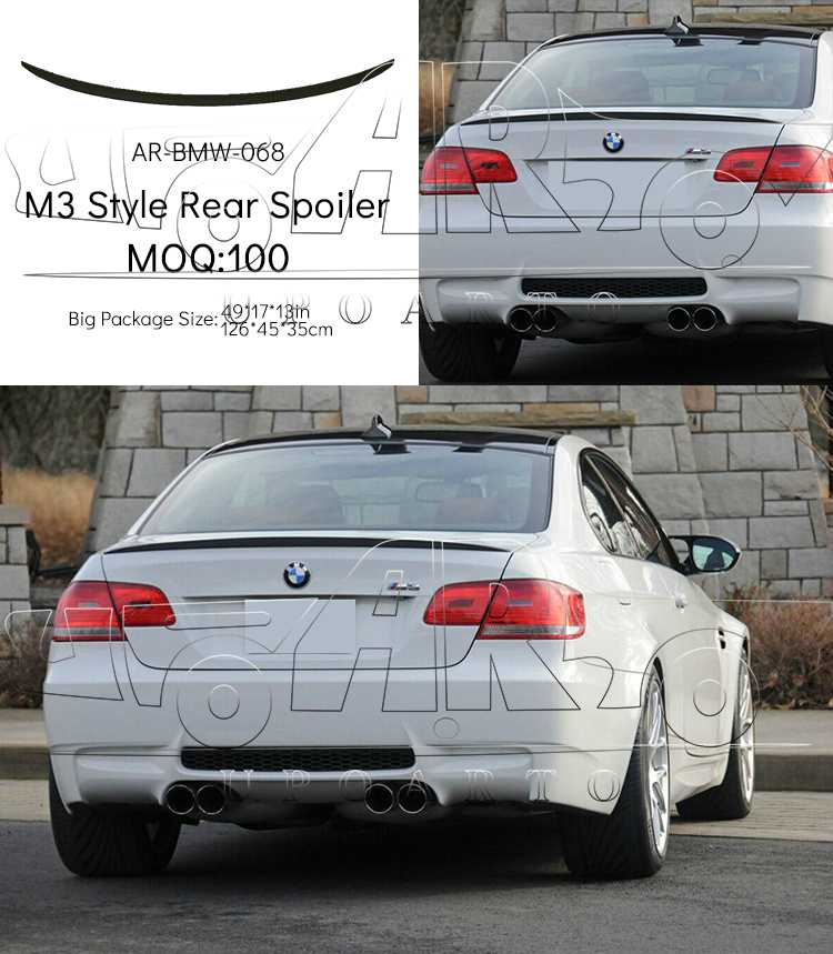 e92 m3 spoiler