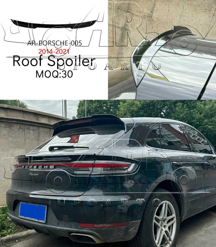 21 porsche macan roof spoiler