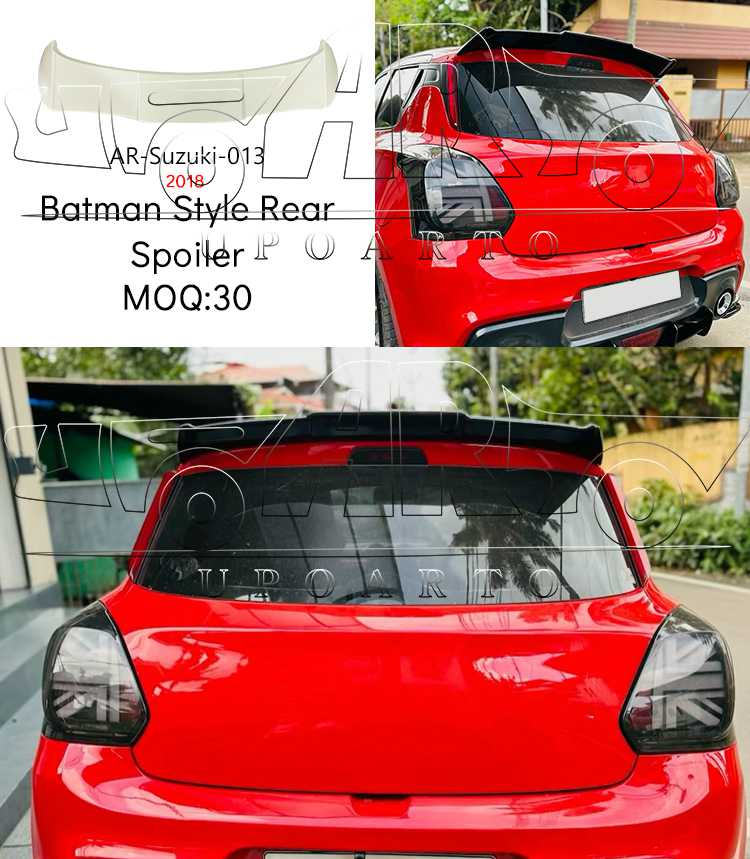 18 Swift Batman Rear Spoiler