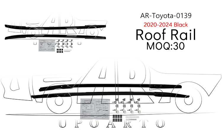 20-24 rav4 roof rails