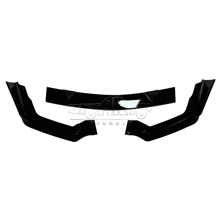 Infiniti Q50 Sport Car Plastic 3 PCS Front Bumper Lip 2014-2017
