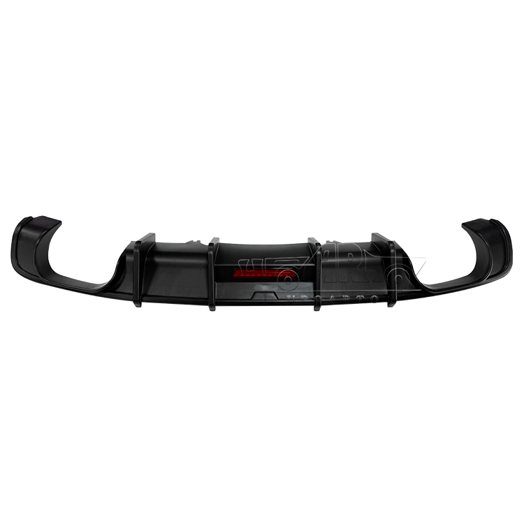 Audi A4 S-Line S4 B9 Sedan Plastic Rear Bumper Lip With Lamp 2017-2019