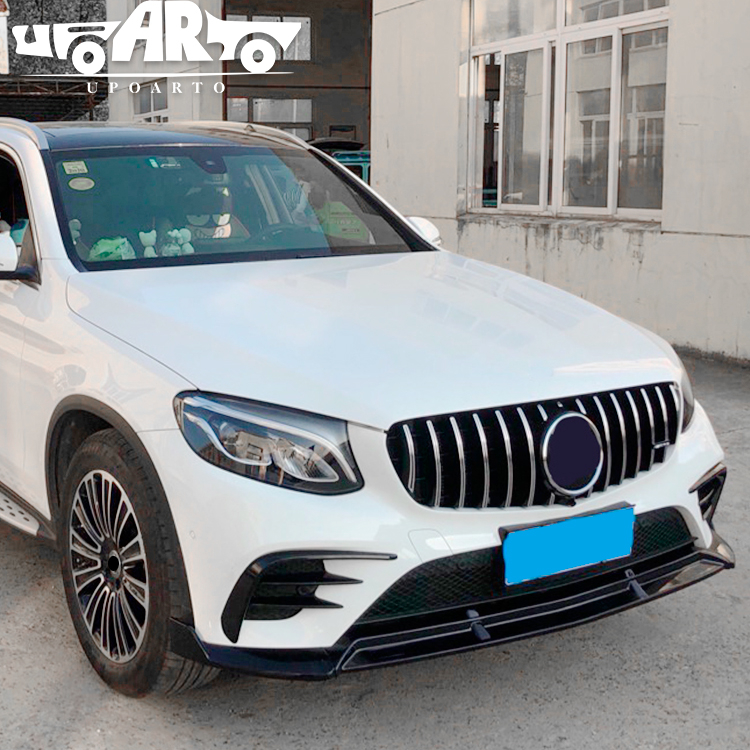 Mercedes Benz GLC W253 ABS Front Bumper Lip 2016-2019