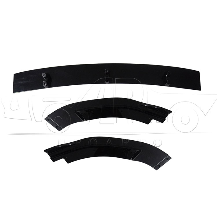 HAOSHENG VW Golf 6 MK6 GTI Injection Molding 3-Section Style 2 Front Bumper Lip