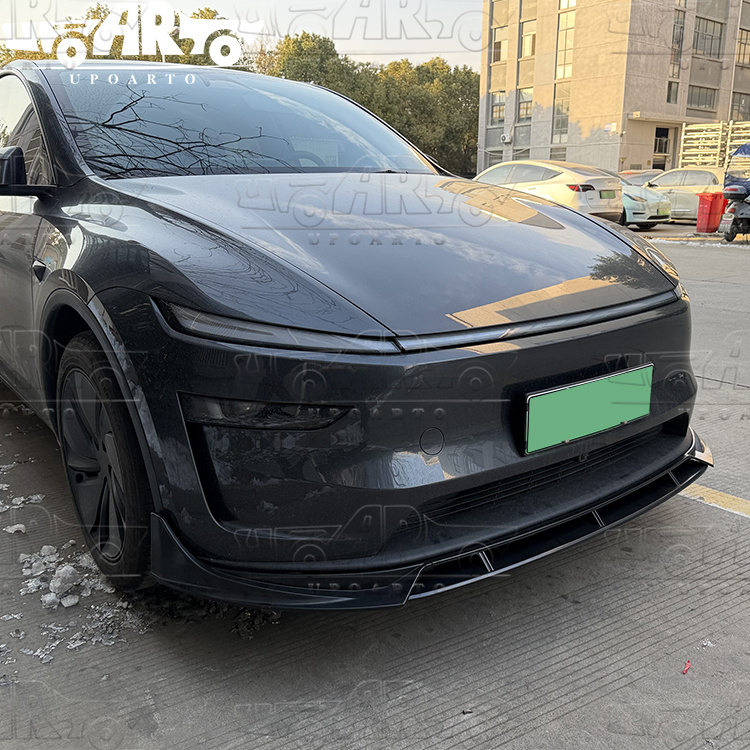 Tesla Model Y Plastic 4 PCS Front Bumper Lip 2025+