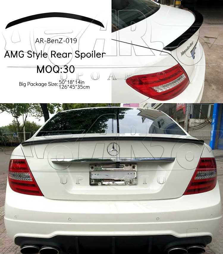 W204 AMG Style Rear Spoiler