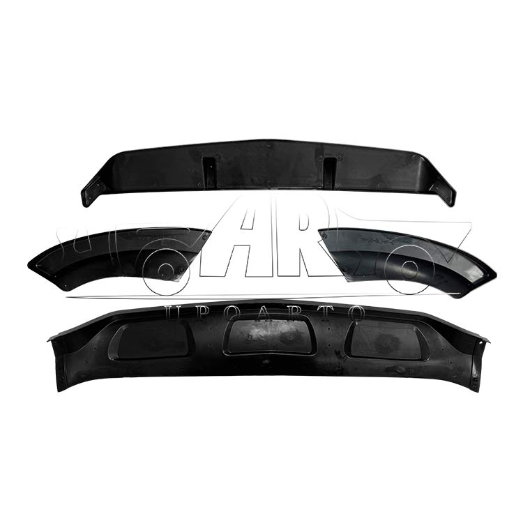 HAOSHENG 2020 Mercedes BenZ GLC X253 Front Lip 4 PCS 