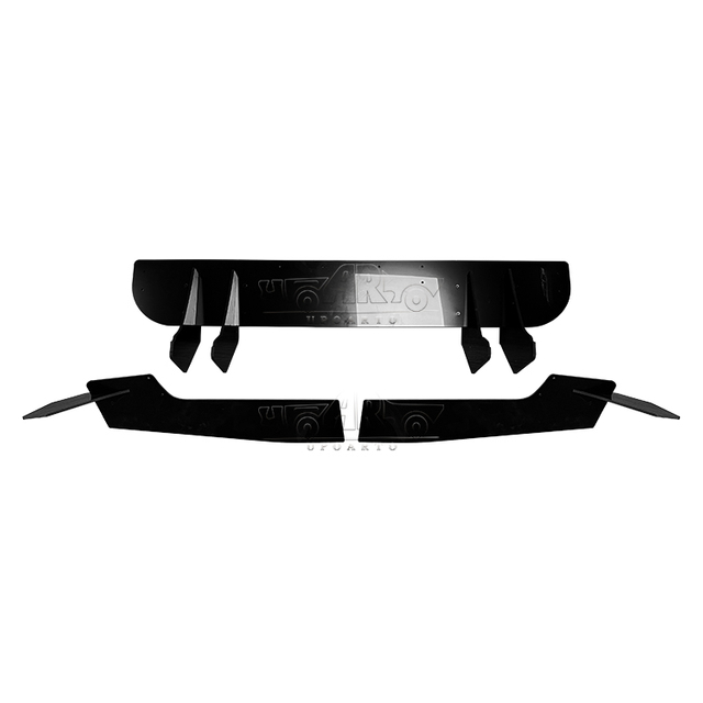 HAOSHENG Mustang Rear Blade Diffuser & Rear Side Splitter 2024+ 