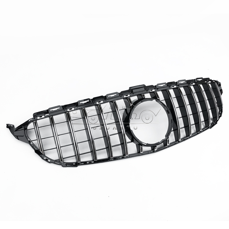 Benz C Class W205 GTR Style Front Grille Without Camera Hole 2015-2018