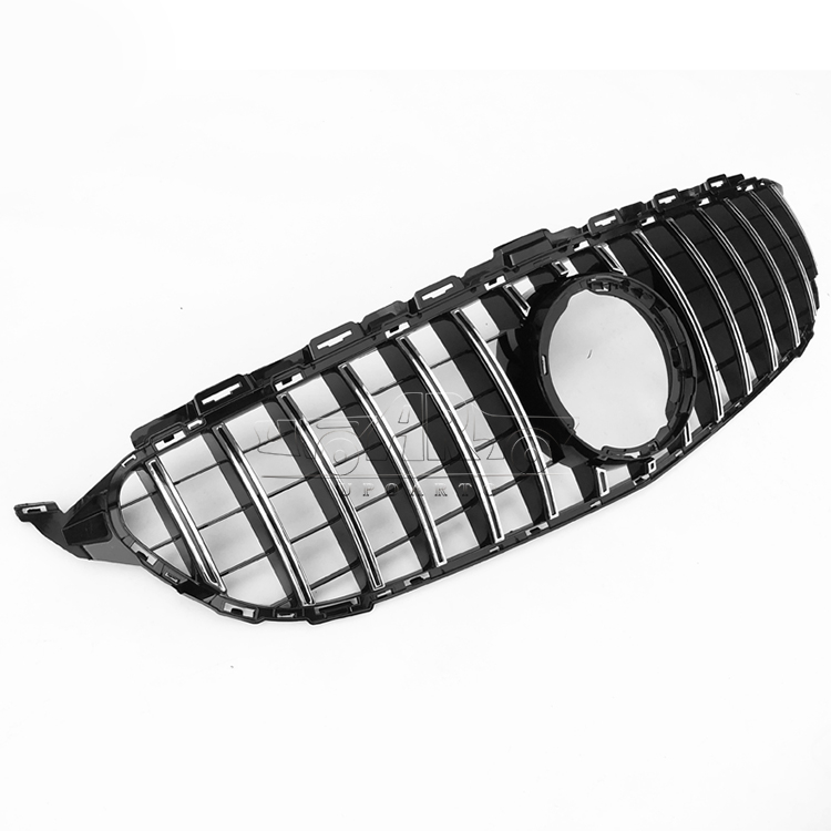 Benz C Class W205 GTR Style Front Grille Without Camera Hole 2019-2021