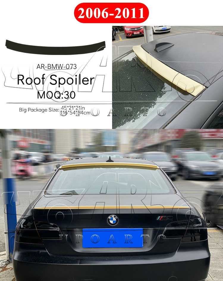 e92 roof spoiler