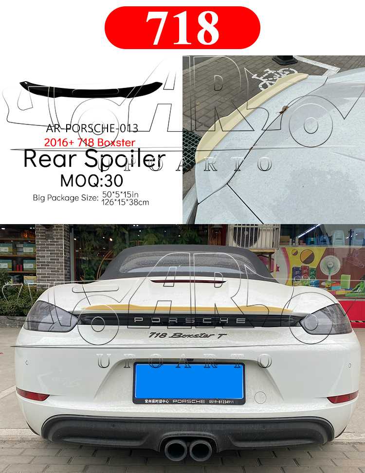 porsche 918 rear spoiler