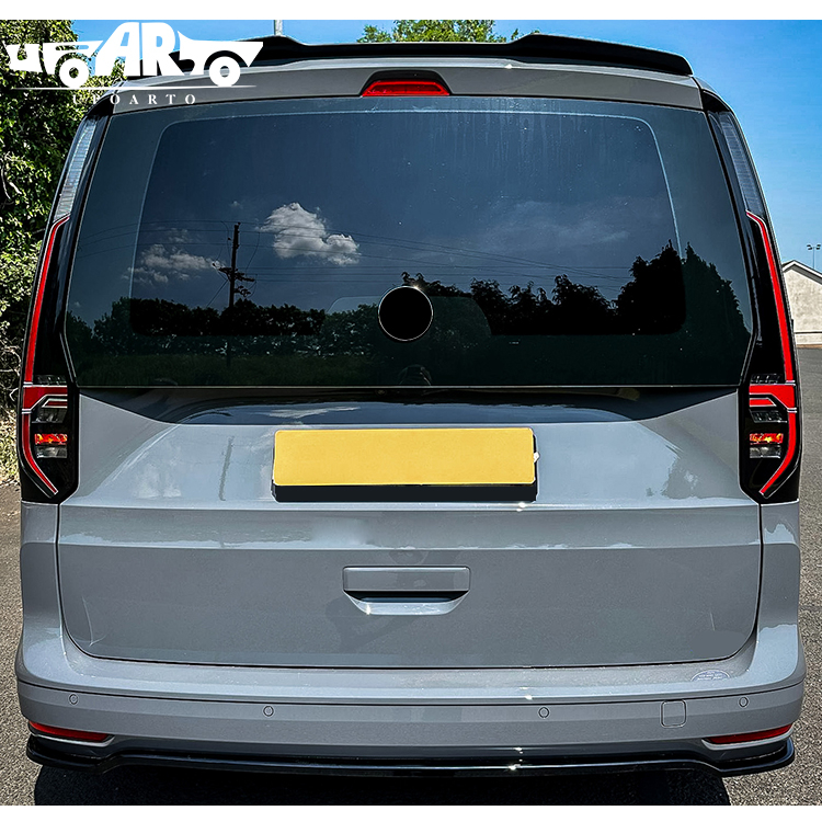 VW Caddy 3 Sections Rear Lip Diffuser 2021+