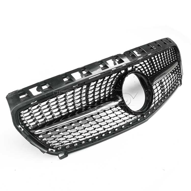 HAOSHENG Plastic Diamond Style Add-on Front Grille Benz A Class W176 2013-2015