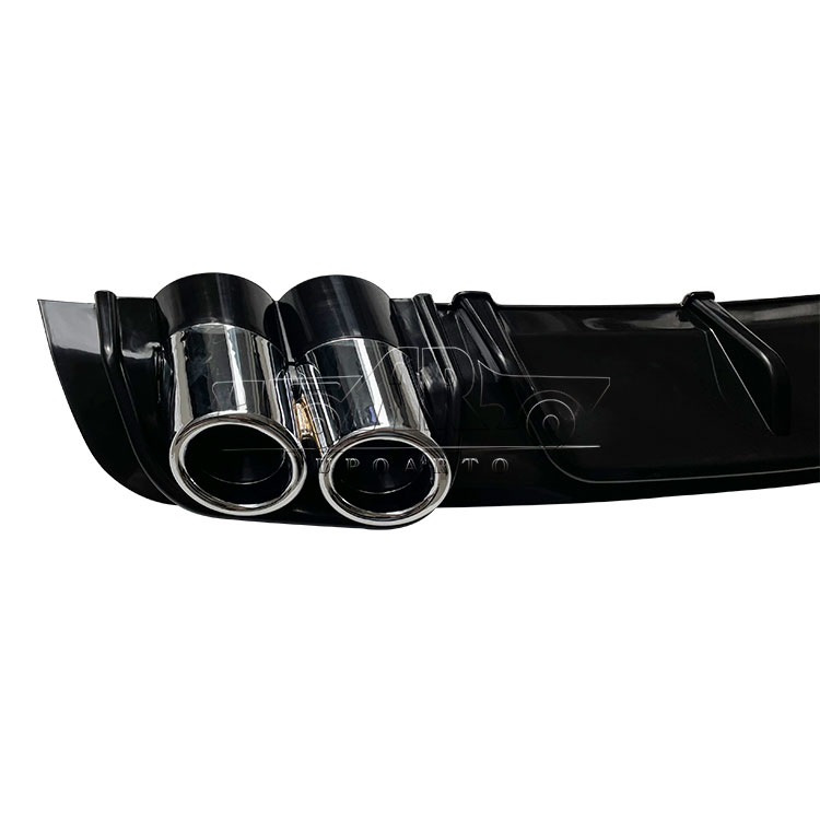 Style 1 Universal Rear Bumper Lip With Lamp