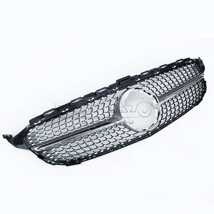 HAOSHENG Plastic Diamond Style Add-on Grille Without Camera Hole Benz W205 2019-2021
