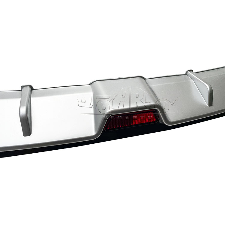 Style 2 Universal Rear Lip Diffuser With Brake Light