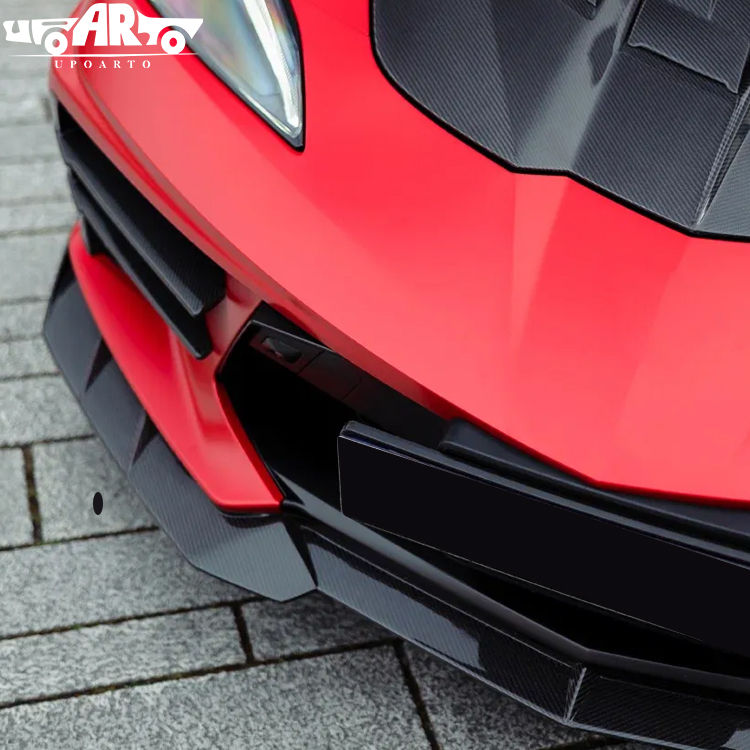 Chevrolet Corvette C8 Plastic 3 Parts Front Lip Splitter 2020-2025