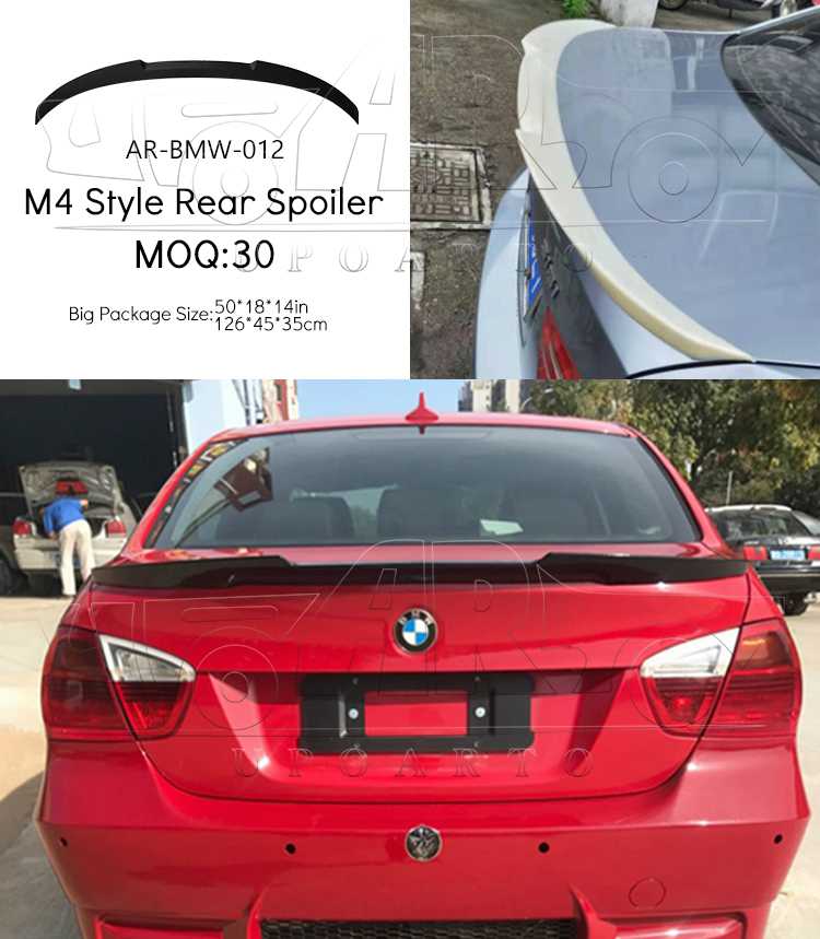 2005-2012 BMW 3 Series E90 M4 Style Rear Spoiler