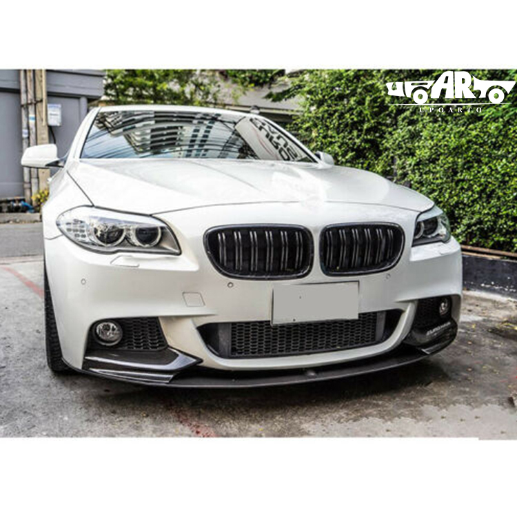 BMW 5 Series F10 ABS Front Bumper Lip 2 Parts 2010-2016
