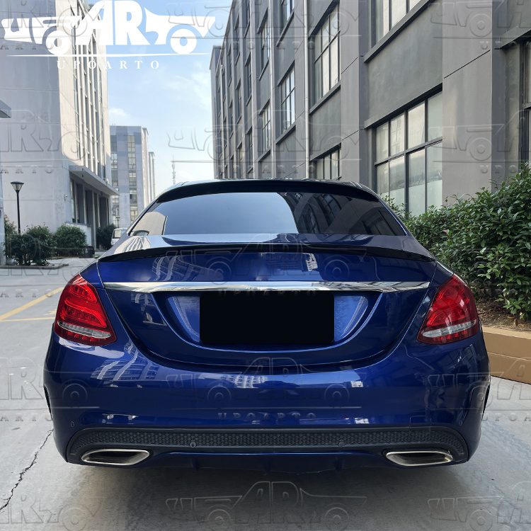 w205 c63s rear trunk spoiler