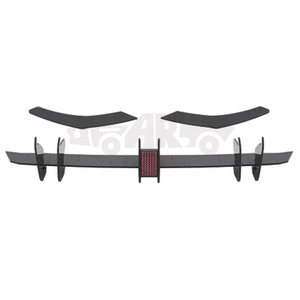 VW Golf 8 MK8 R-Line With Lamp Rear Bumper Blade Diffuser
