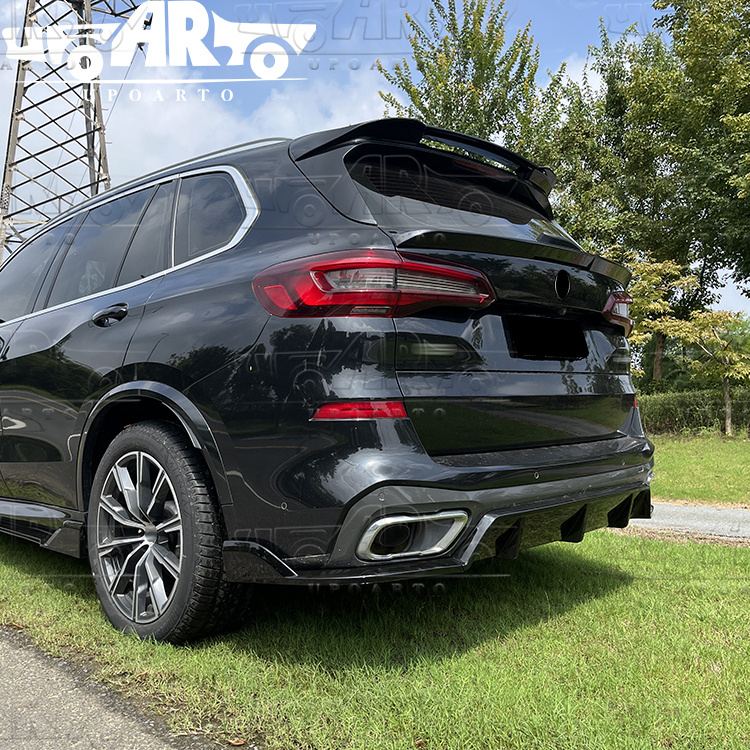 2019+ BMW X5 G05 Rear Bumper Fender And Rear Side Splitter Plastic