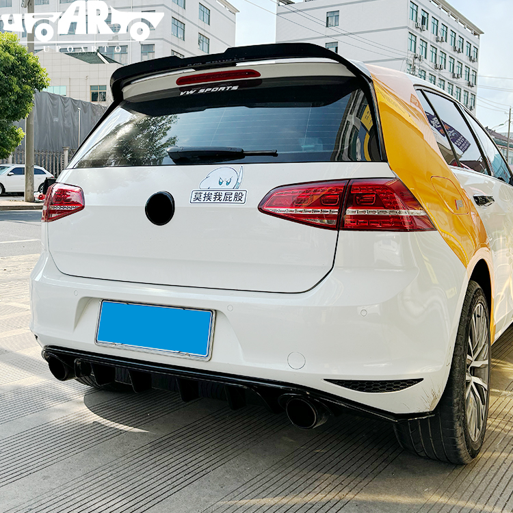 TCR Style Rear Diffuser For Golf 7 TCR Style Rear Diffuser For Golf 7