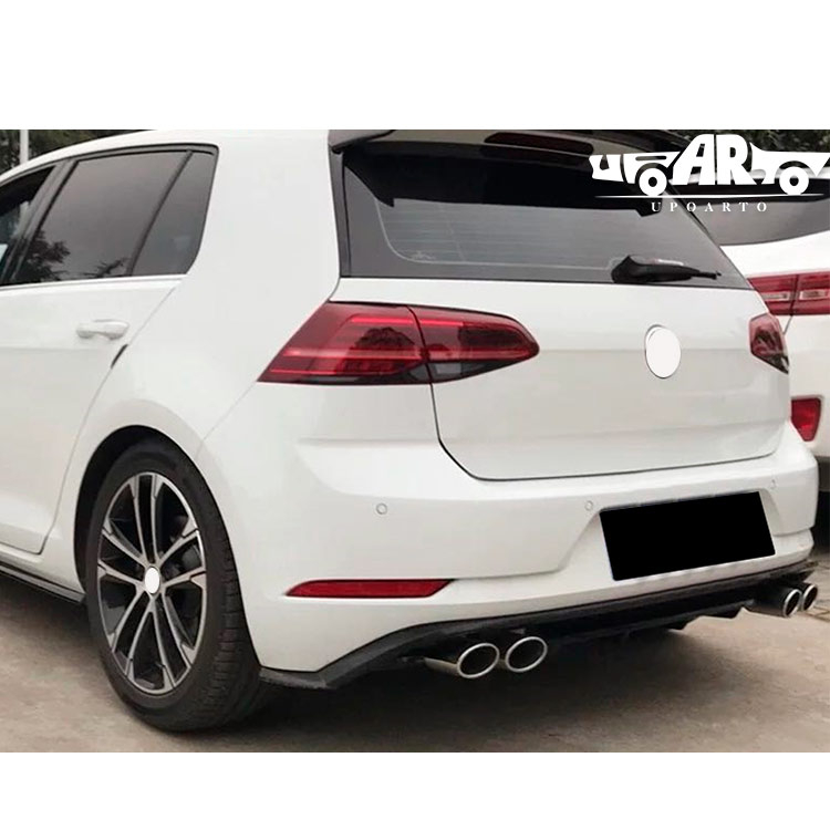 2012-2017 VW Golf 7 GTI Plastic Rear Lip Diffuser