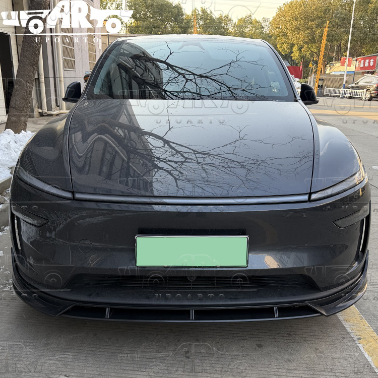 Tesla Model Y Plastic 4 PCS Front Bumper Lip 2025+