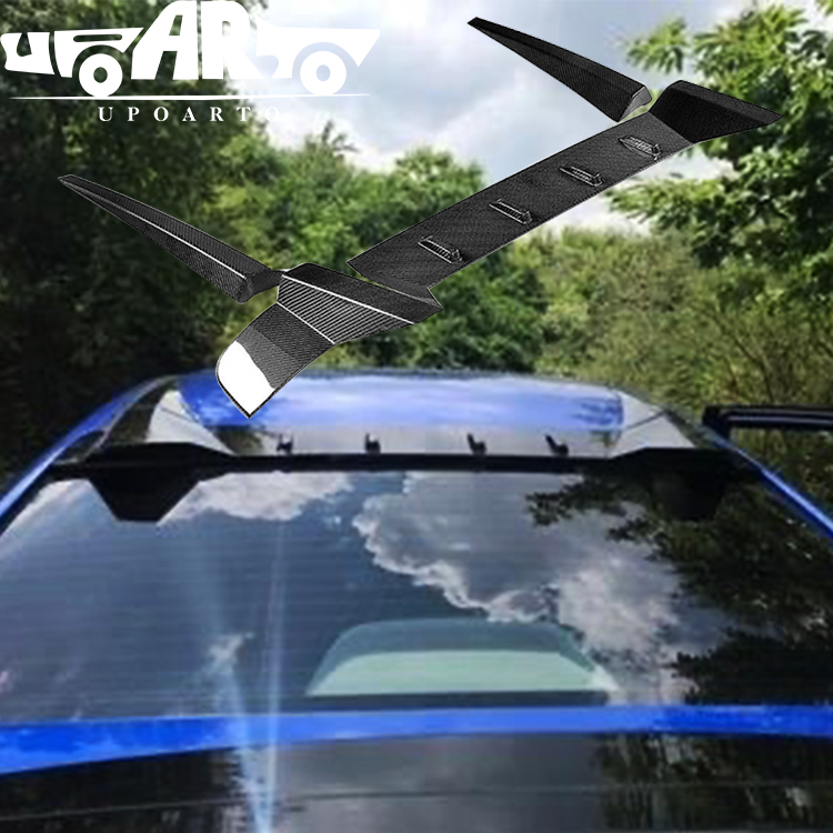 2012-2015 Honda Civic 9Th Gen TYPER Style Roof Spoiler Wing ABS Carbon Fiber