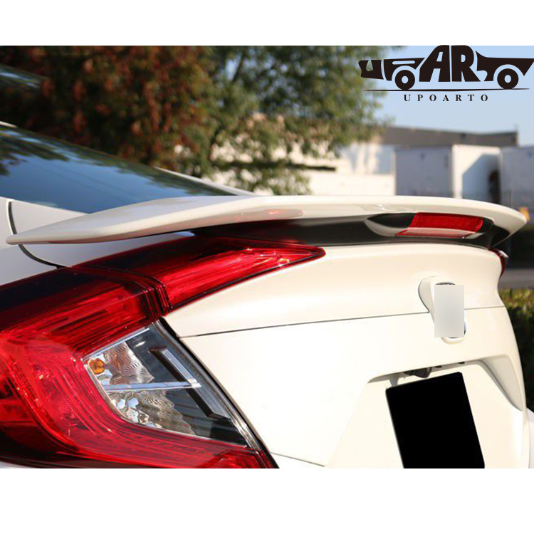HAOSHENG RS Style ABS Rear Spoiler With Lamp For Honda 10th Civic 2016-2020