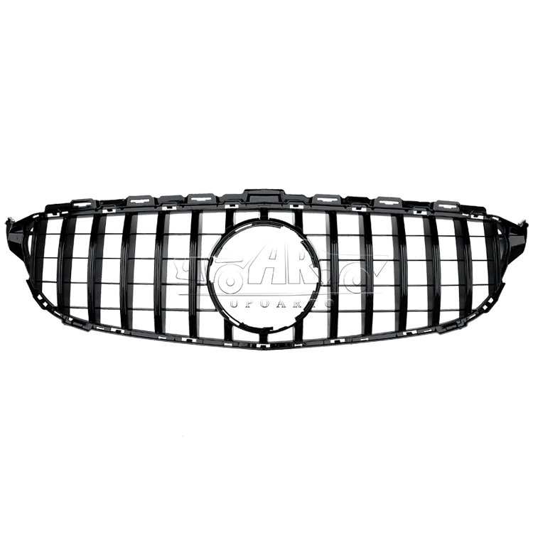 Benz C Class W205 GTR Style Front Grille Without Camera Hole 2015-2018