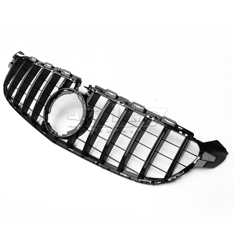 GTR Style Plastic With Camera Hole Front Grille Benz C Class W205 C63 AMG 2019-2021