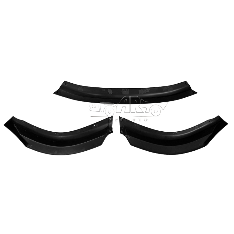 2002-2009 VW Polo Injection Molding 3 PCS Front Lip ABS