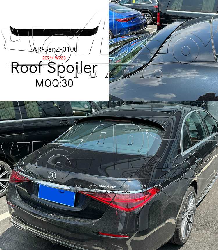 w223 roof spoiler w223 roof spoiler